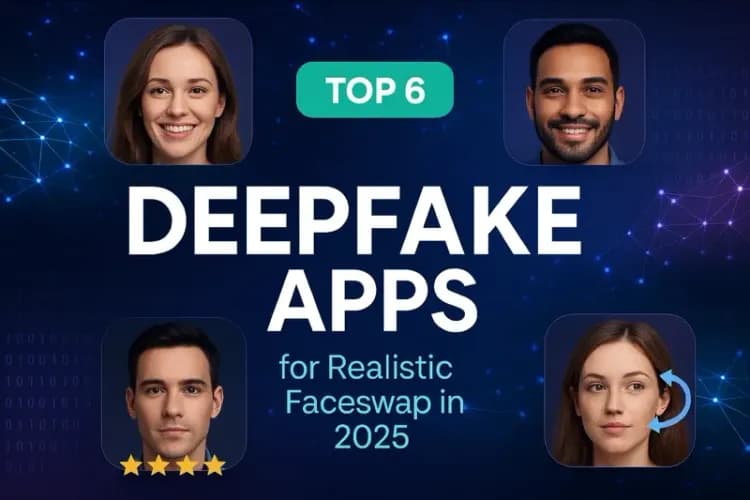 Top 6 Best Deepfake Apps for Realistic Faceswap in 2025