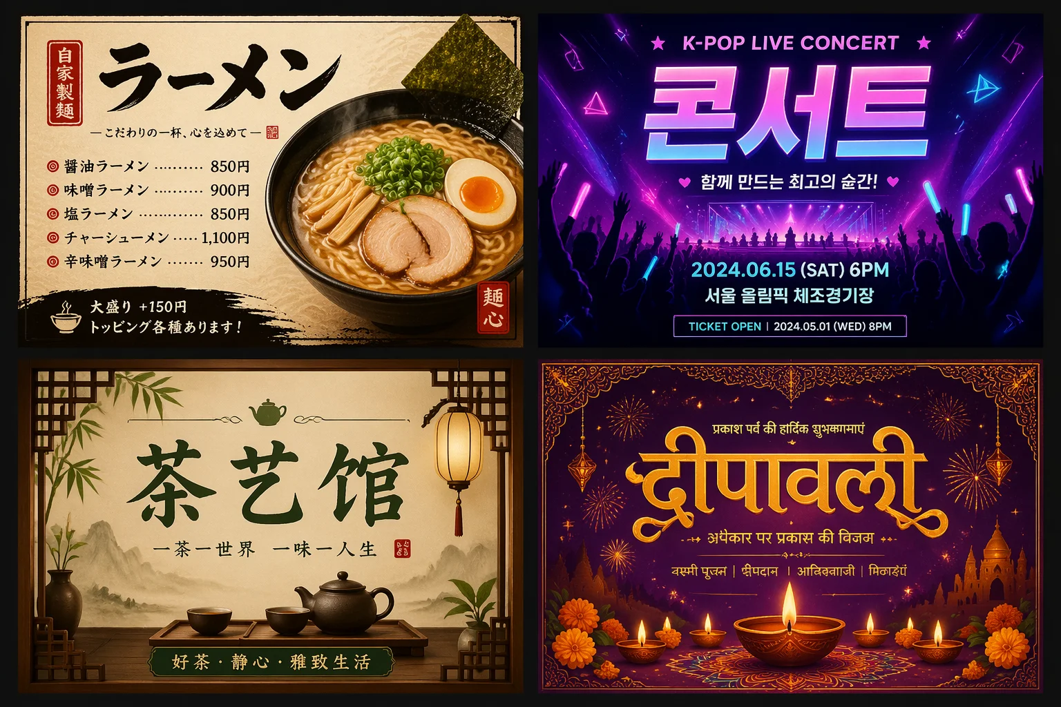 Multilingual Image Generation