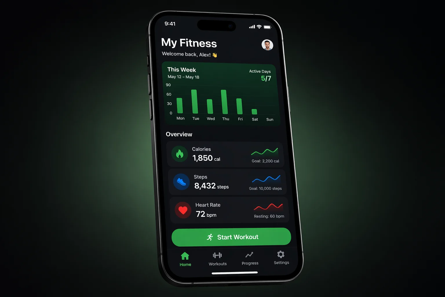 UI Mockups and App Screens