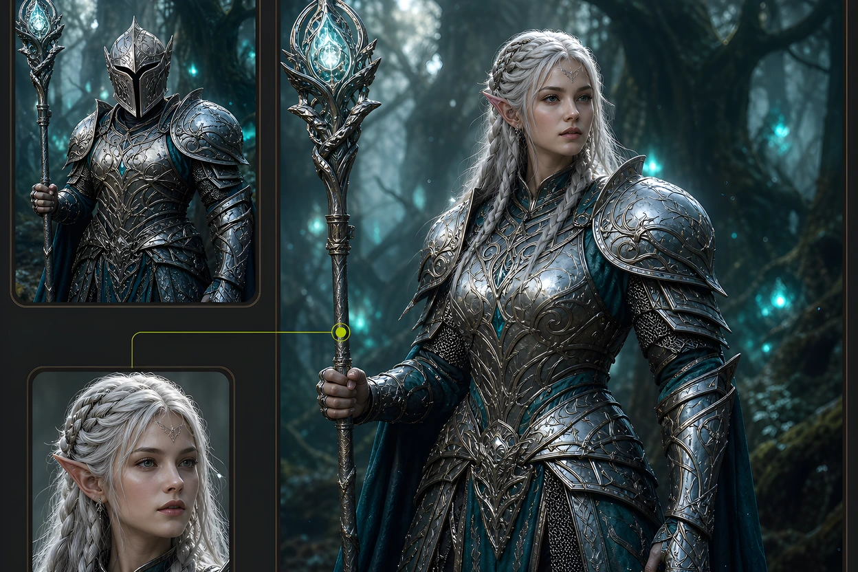 Match scale, lighting, and head boundaries