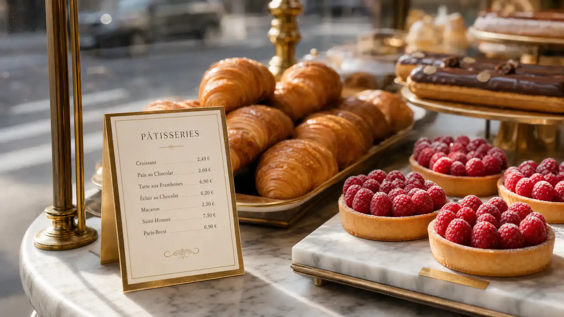 example patisserie menu