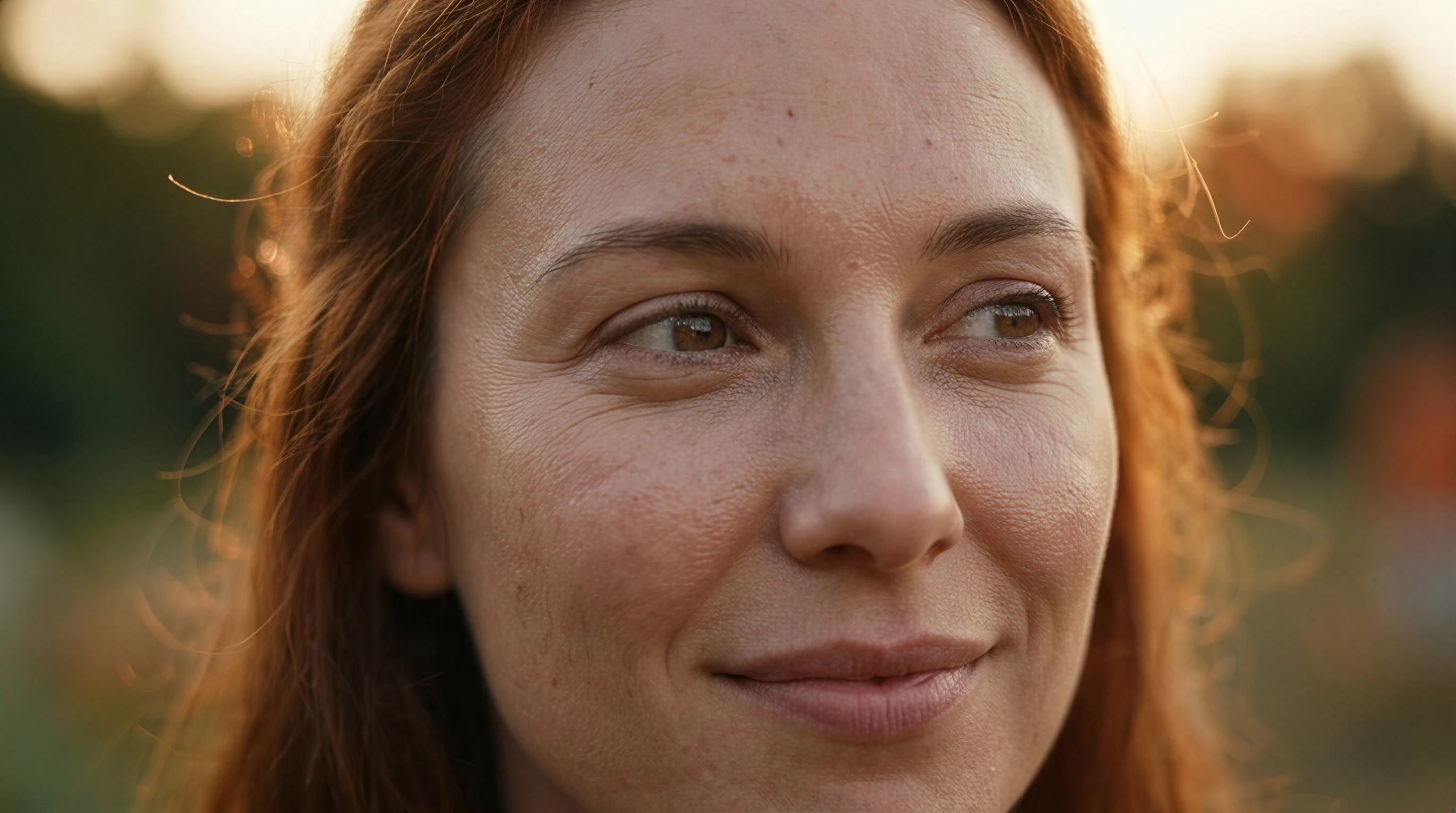 Close-up of subtle facial micro-expressions and a soft smile for a Hailuo motion and expression brief