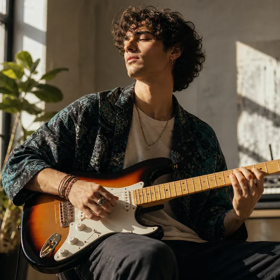 example musician portrait
