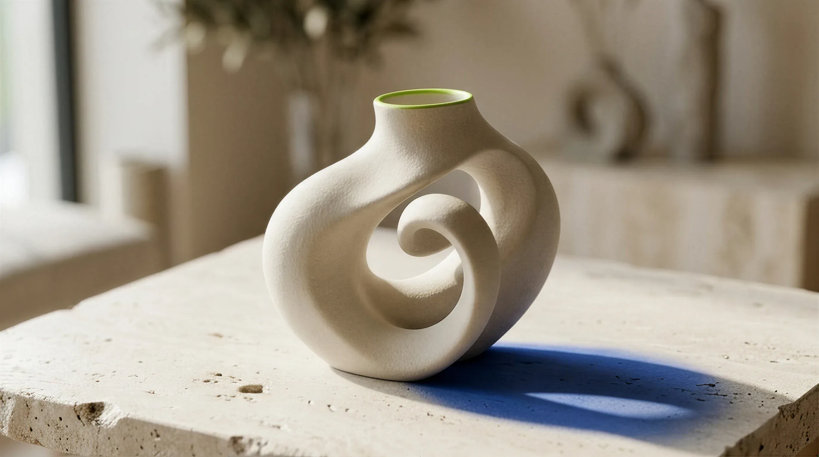 hero sculptural ceramic vase