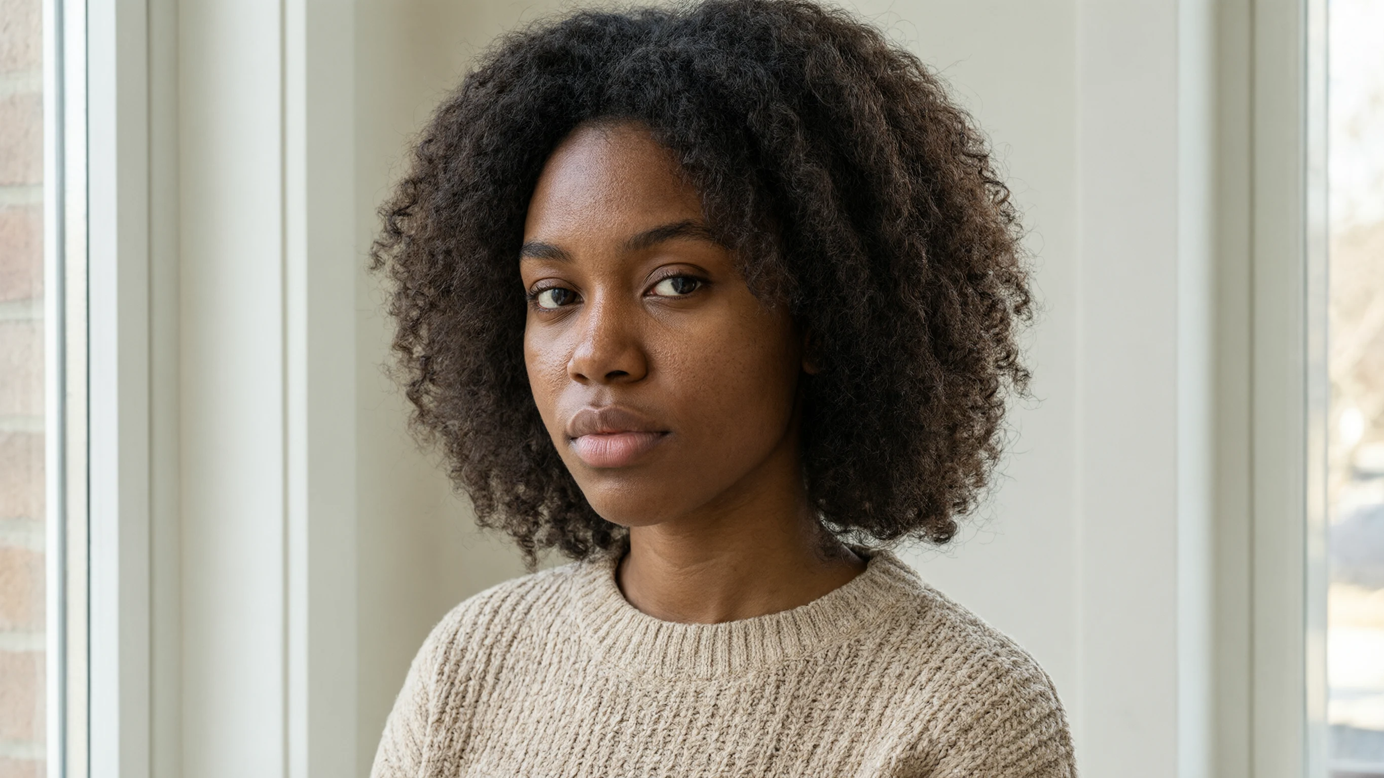Close photographic skin and hair texture from Qwen-Image-3.0