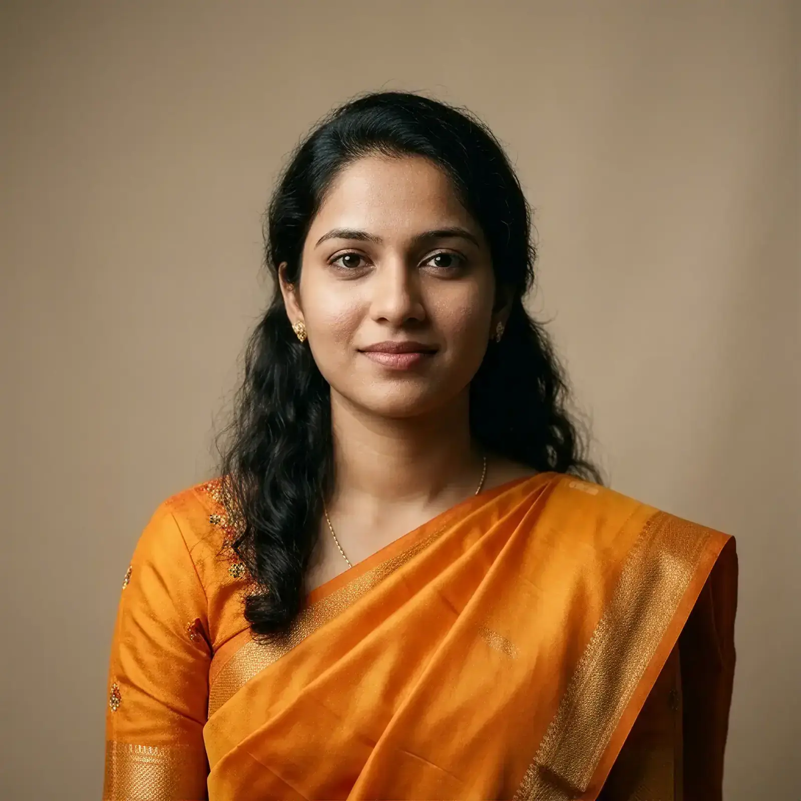 example saffron portrait