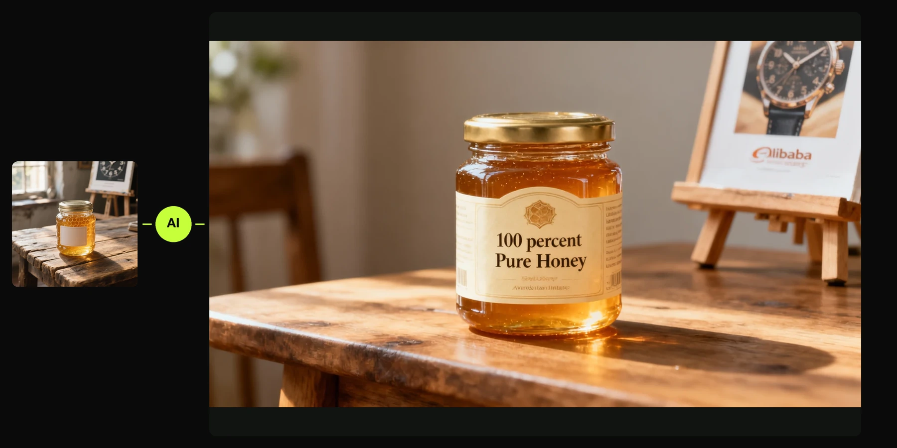 feature typography label storyline